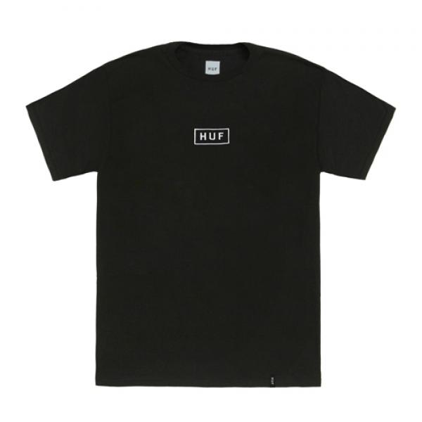 EMBROIDERED BAR LOGO TEE-BLK